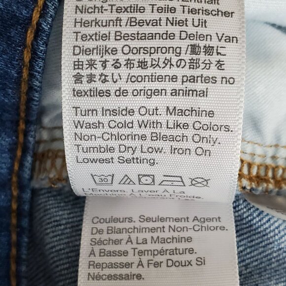 Madewell Womans Size 24 Curvy High-Rise Skinny Crop Jeans Denim 26x25 - Picture 9 of 15